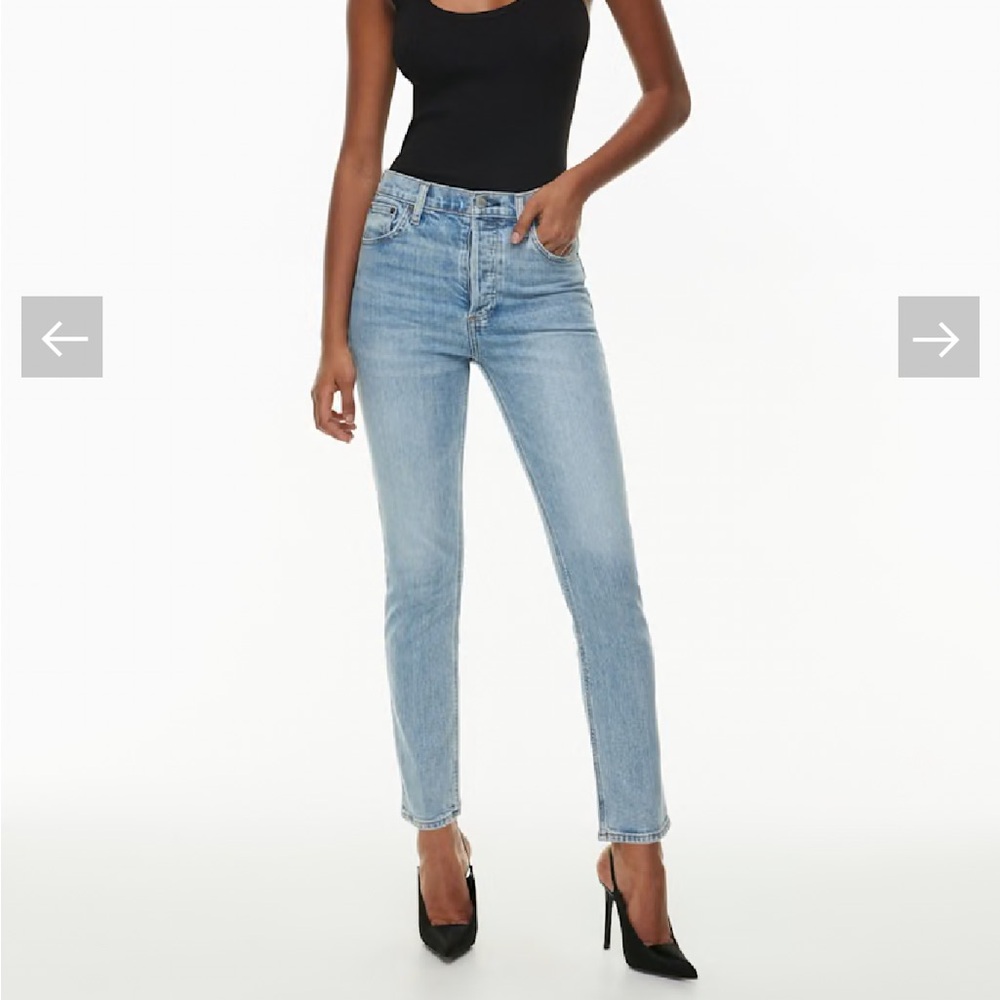 Denim Forum Black slim Leg Jeans